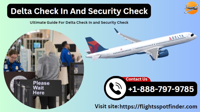 Delta Check In and Security Check