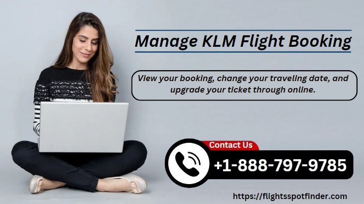 manage KLM flight booking